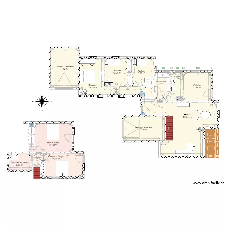 les robinsons. Plan de 