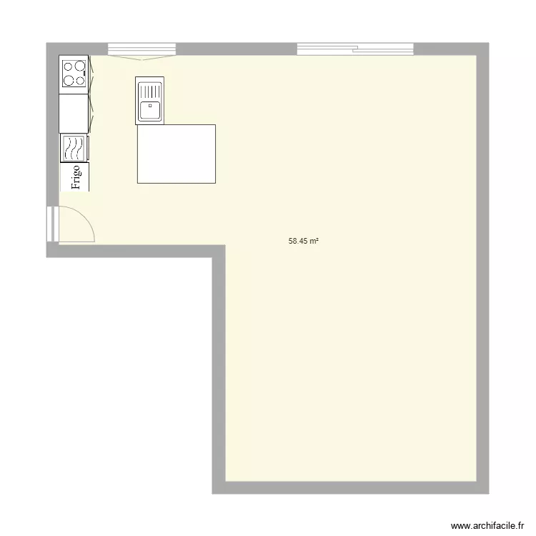 Maison. Plan de 