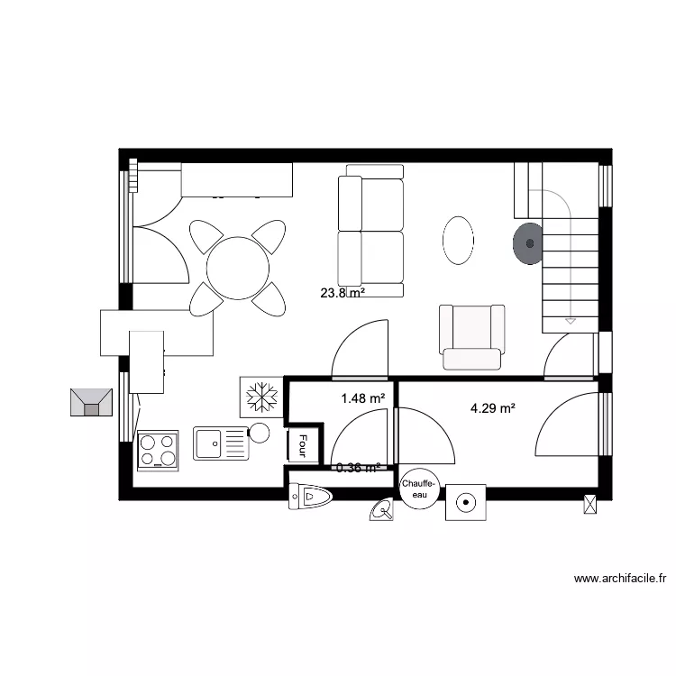 RDC MAISON 35 M sans SDB 4. Plan de 