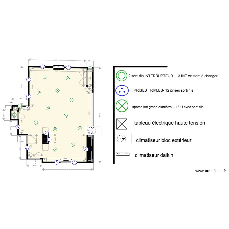 ALIMENTATION. Plan de 0 pièce et 0 m2