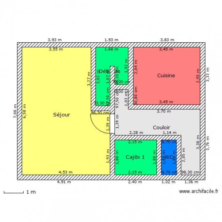 Maison. Plan de 0 pièce et 0 m2