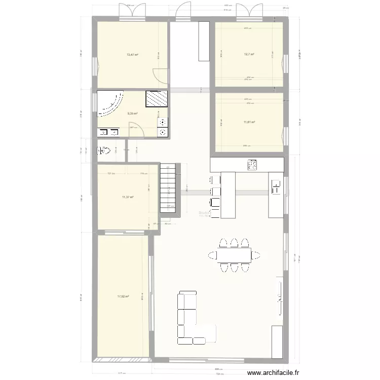 Maison v12. Plan de 