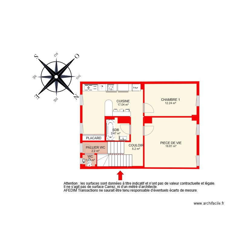 BI 6459 RDC . Plan de 0 pièce et 0 m2