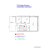 TCS &eacute;tage Bureaux Implantation &eacute;lectrique