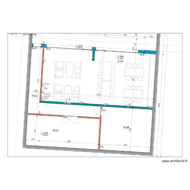 Granjo BLOC A Salle etude. Plan de 0 pièce et 0 m2