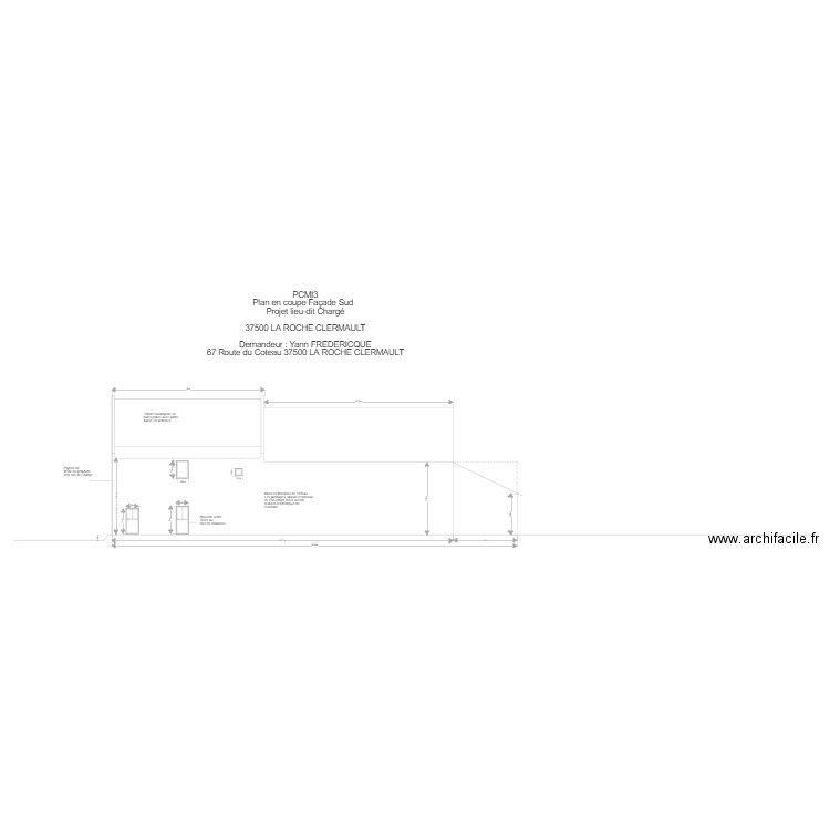 PCIM 3 SUD. Plan de 0 pièce et 0 m2