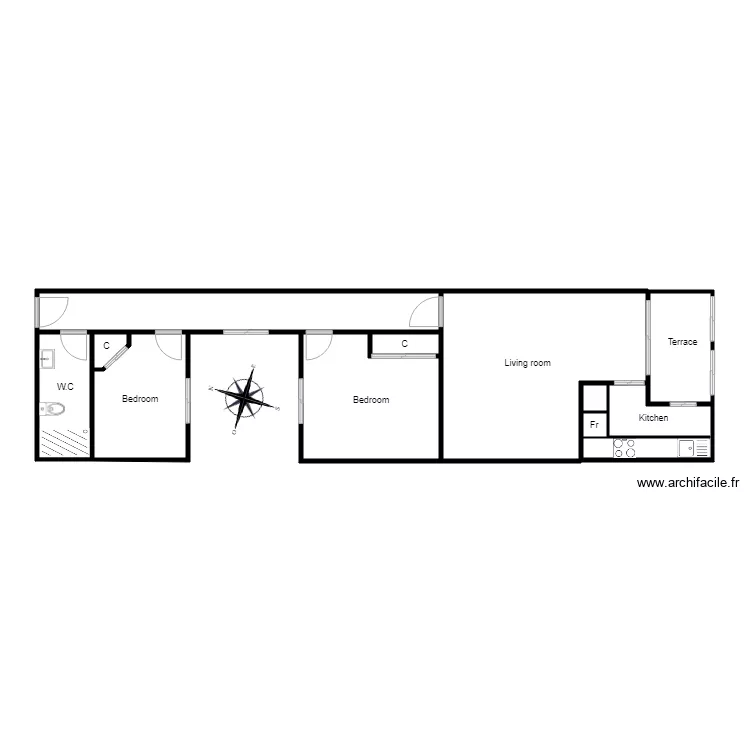 5051 calle particio perrez 86 3&ordm;4  edificio teresa. Plan de 