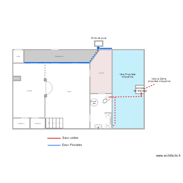 Ablon rdc. Plan de 0 pièce et 0 m2