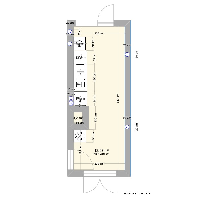 cuisine_init. Plan de 0 pièce et 0 m2