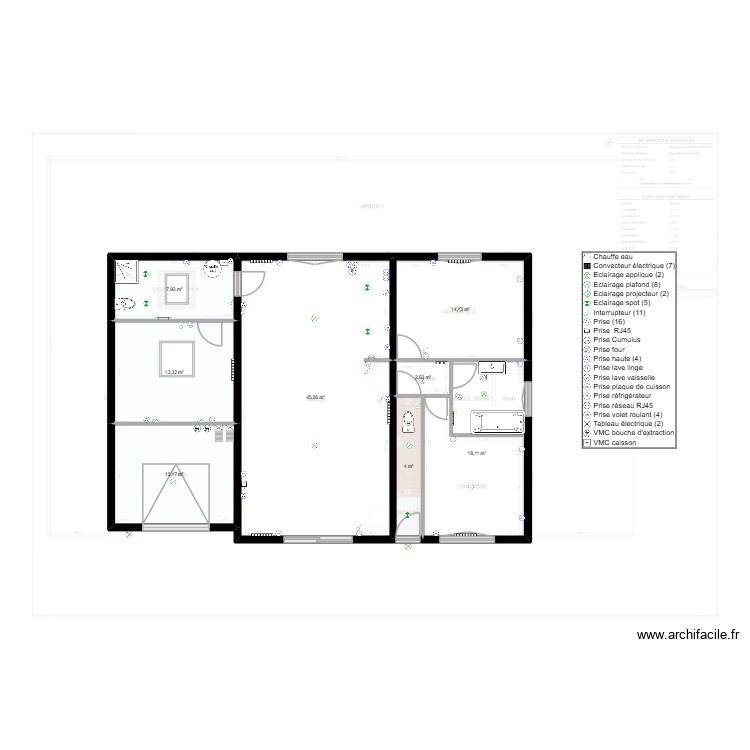 locatif rdc. Plan de 0 pièce et 0 m2
