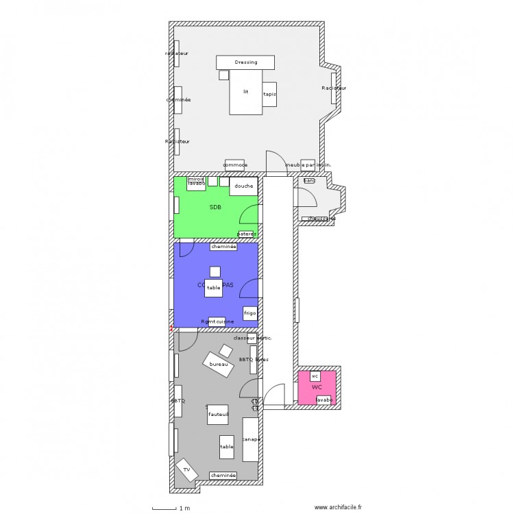 P FAYOLLE. Plan de 0 pièce et 0 m2