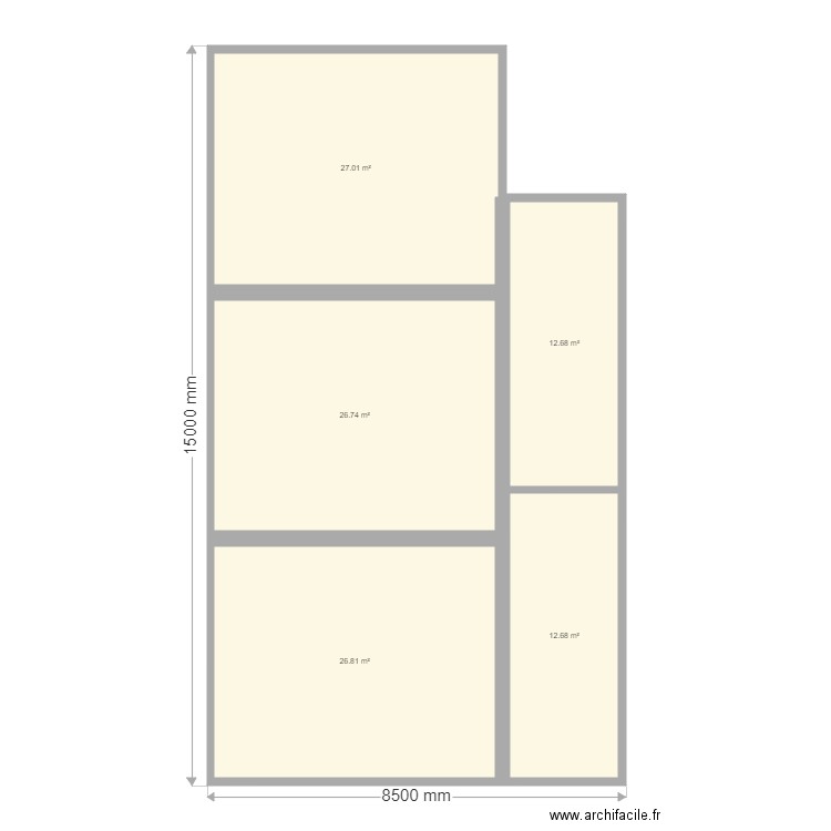 Hotel v1. Plan de 0 pièce et 0 m2