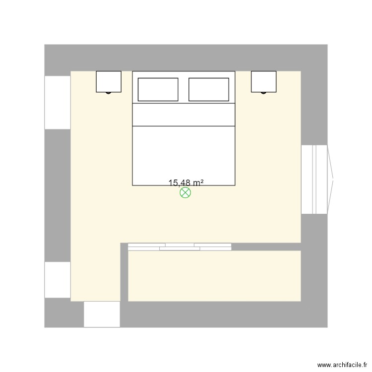 chambre alex et vanessa. Plan de 0 pièce et 0 m2