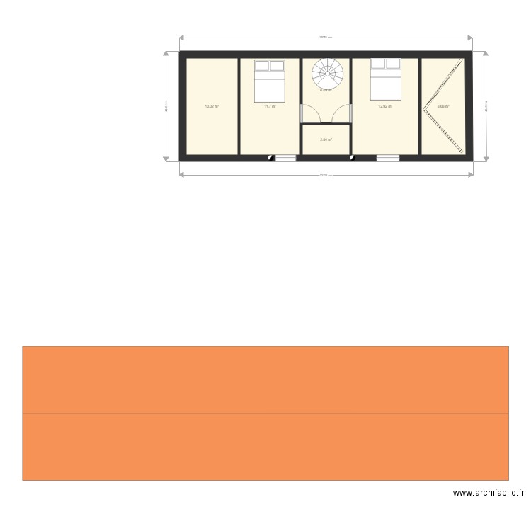 parisot projet etable etage  11 oct . Plan de 0 pièce et 0 m2