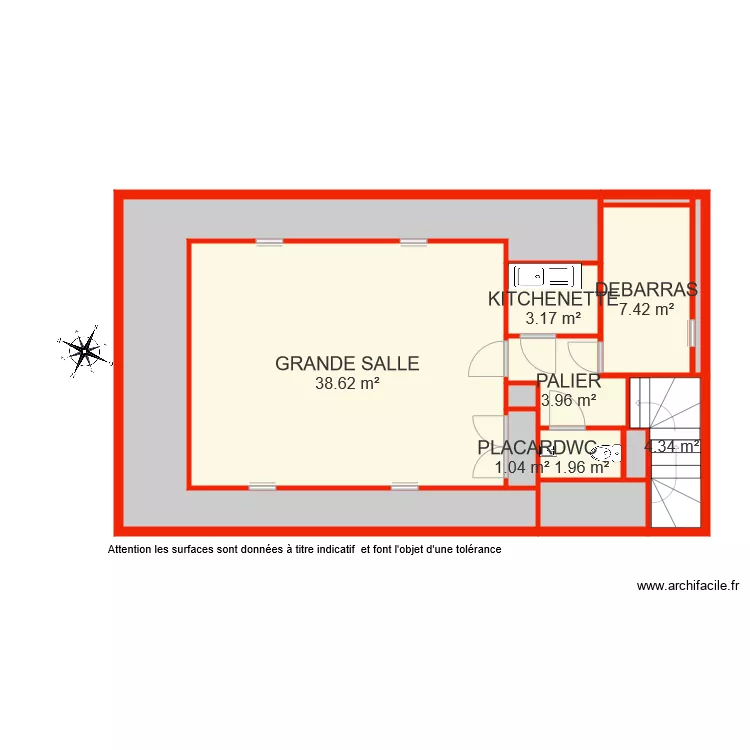bi 5617 etage cot&eacute; R. Plan de 