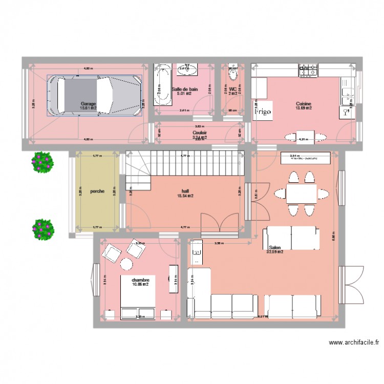 csm    chez moi rdc. Plan de 0 pièce et 0 m2