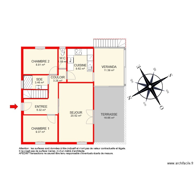 BI 6222 RDC. Plan de 0 pièce et 0 m2