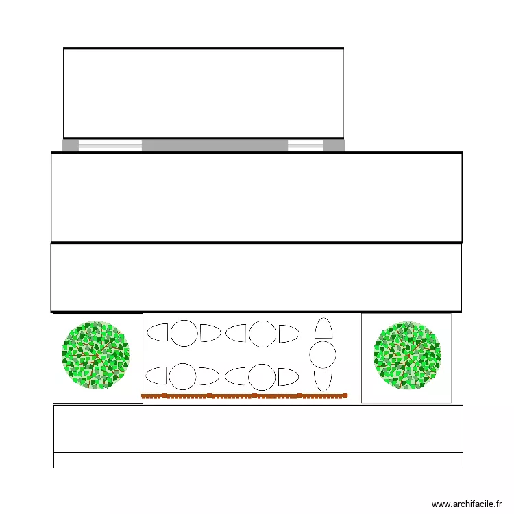 TERRASSE POUCE . Plan de TERRASSE POUCE . Plan de