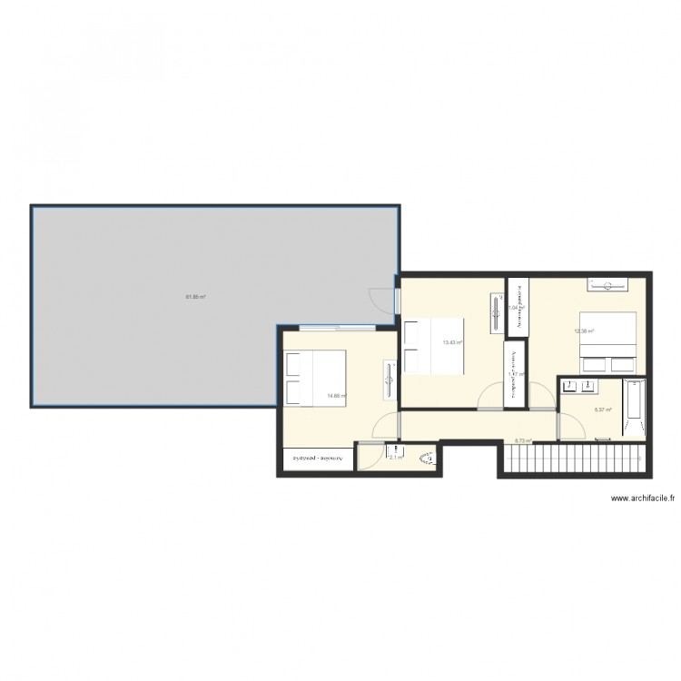 Villa AFA. Plan de 0 pièce et 0 m2