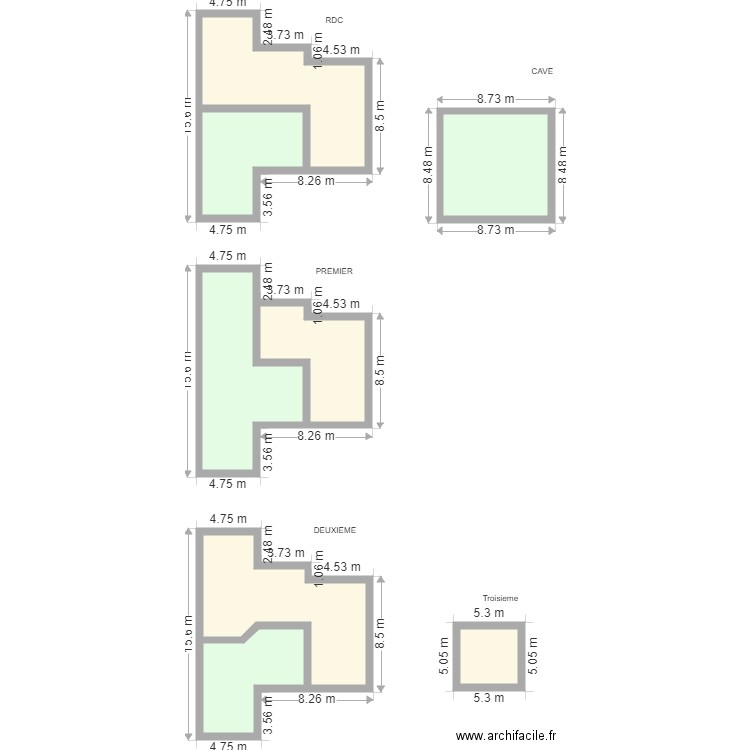 Debecker ADZEUX. Plan de 0 pièce et 0 m2