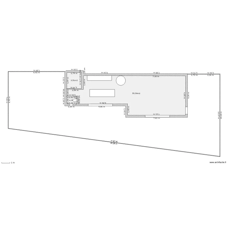 terrasse. Plan de terrasse. Plan de