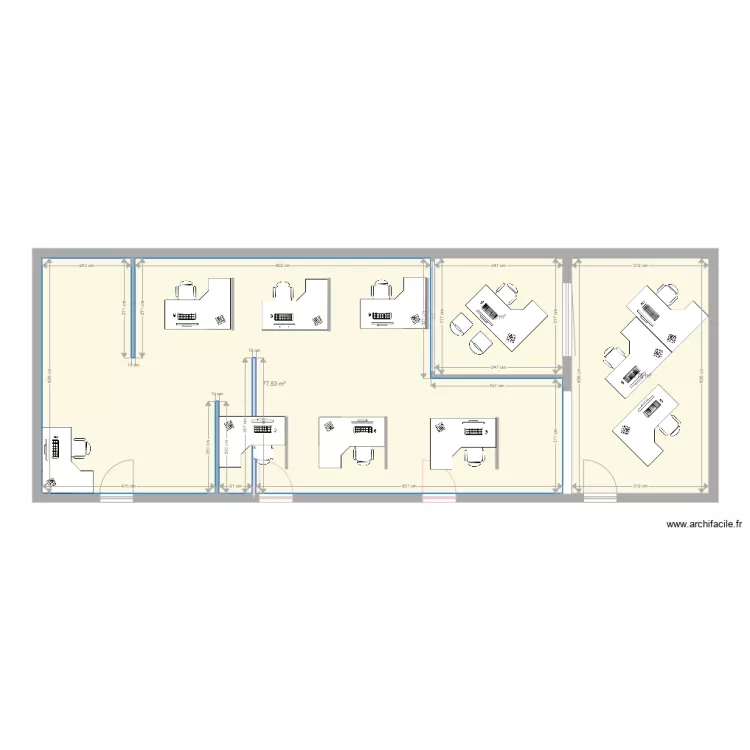 Plan bureaux. Plan de Plan bureaux. Plan de