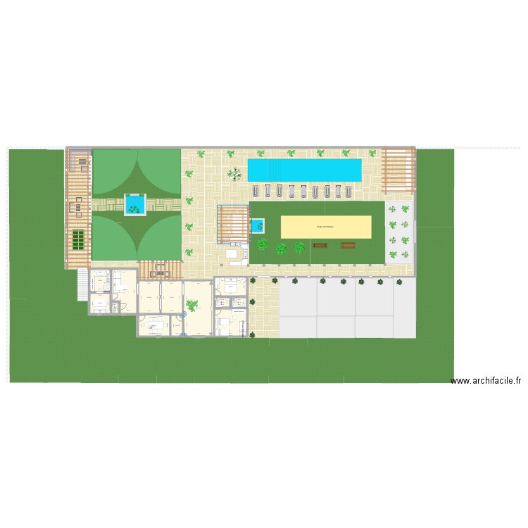 Plan final évolution. Plan de 0 pièce et 0 m2