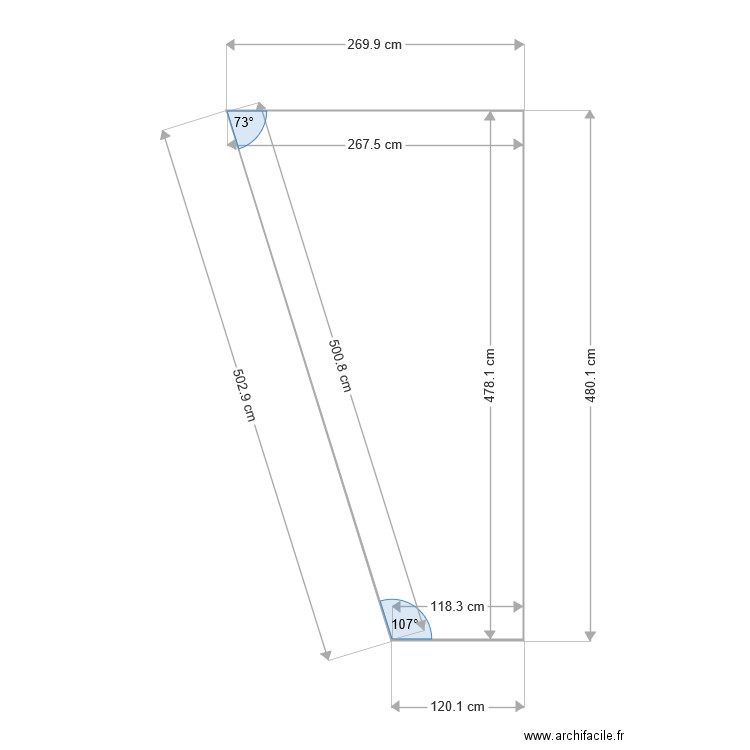 Alucobon elevation gauche. Plan de 0 pièce et 0 m2