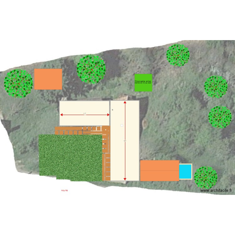 PLAN DE MASSE . Plan de 0 pièce et 0 m2