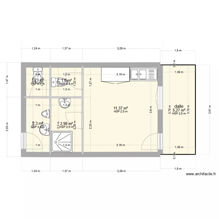 kulman. Plan de 