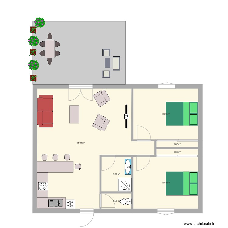 11G2581. Plan de 0 pièce et 0 m2