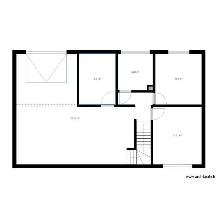 SOUS SOL. Plan de 0 pièce et 0 m2