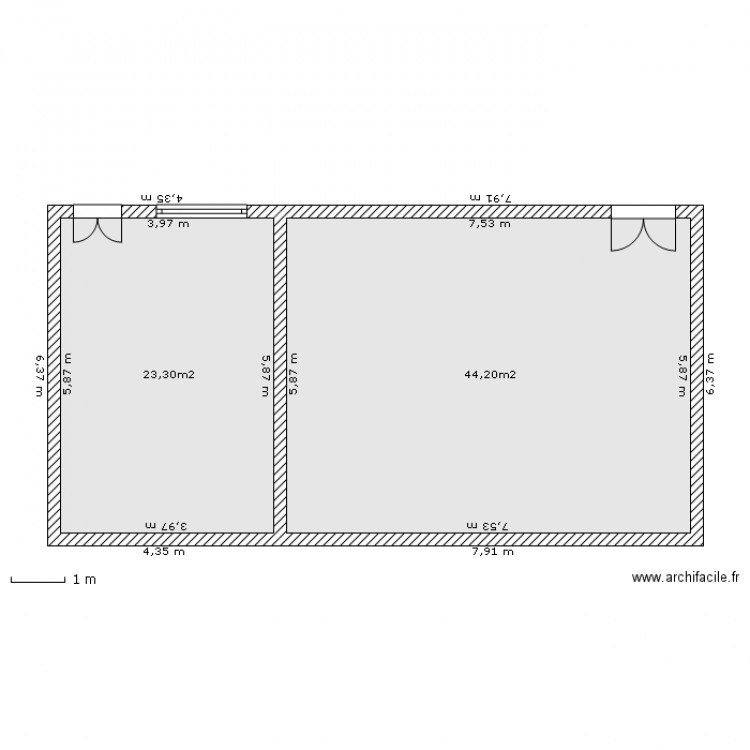 batC Vannerie. Plan de 0 pièce et 0 m2