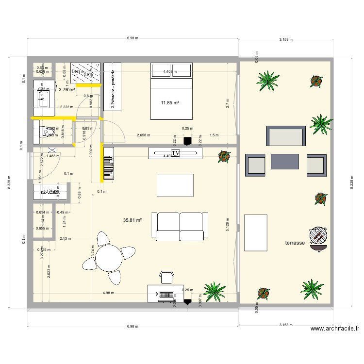 Appartement Marie MICHEL. Plan de 0 pièce et 0 m2