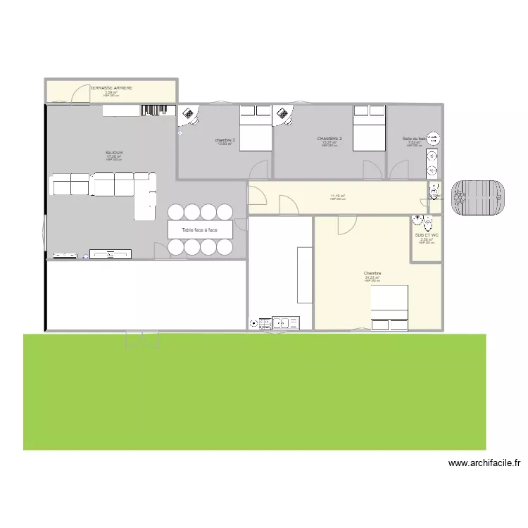 maison . Plan de maison . Plan de