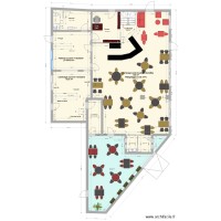 plan cuisine salle Carrelage Z1