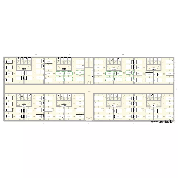 plan dortoir. Plan de 