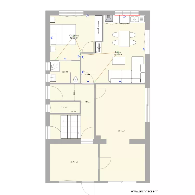 DAN Am&eacute;nagements. Plan de 