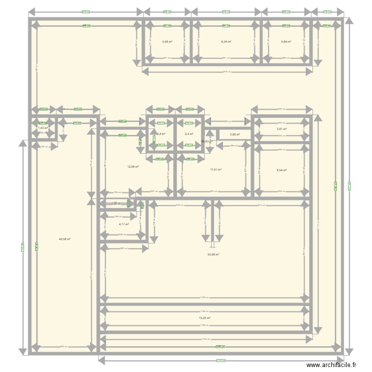 REZ DE CHAUSSEE BINGER. Plan de 0 pièce et 0 m2