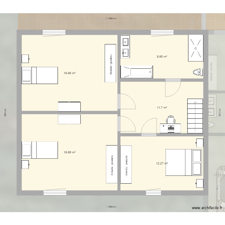 maison piscine interieure. Plan de 0 pièce et 0 m2