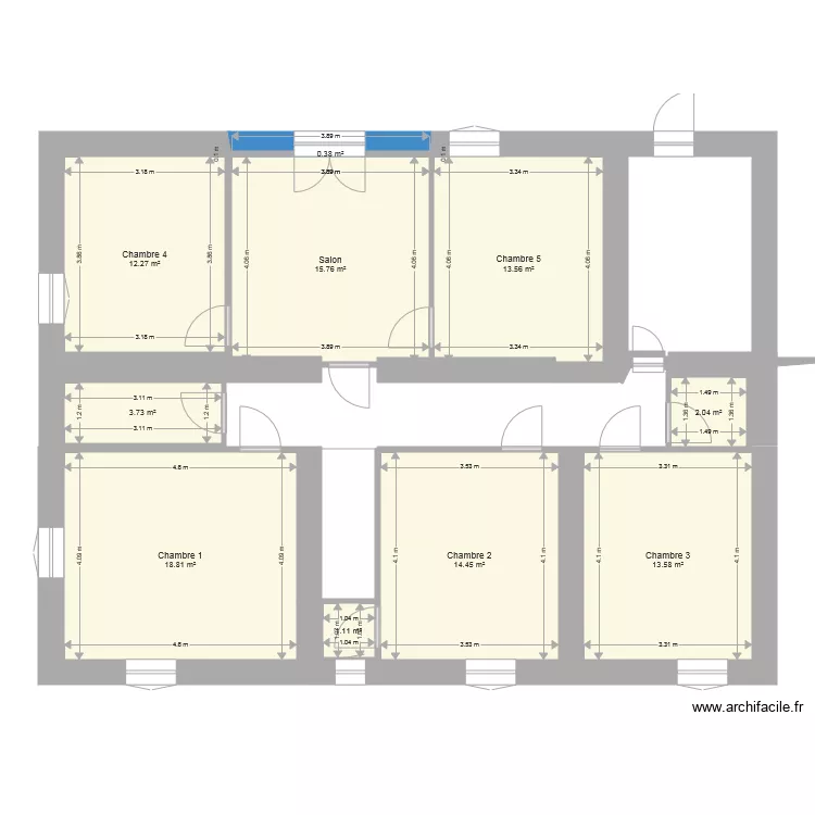 Montchenu Etage1. Plan de Montchenu Etage1. Plan de