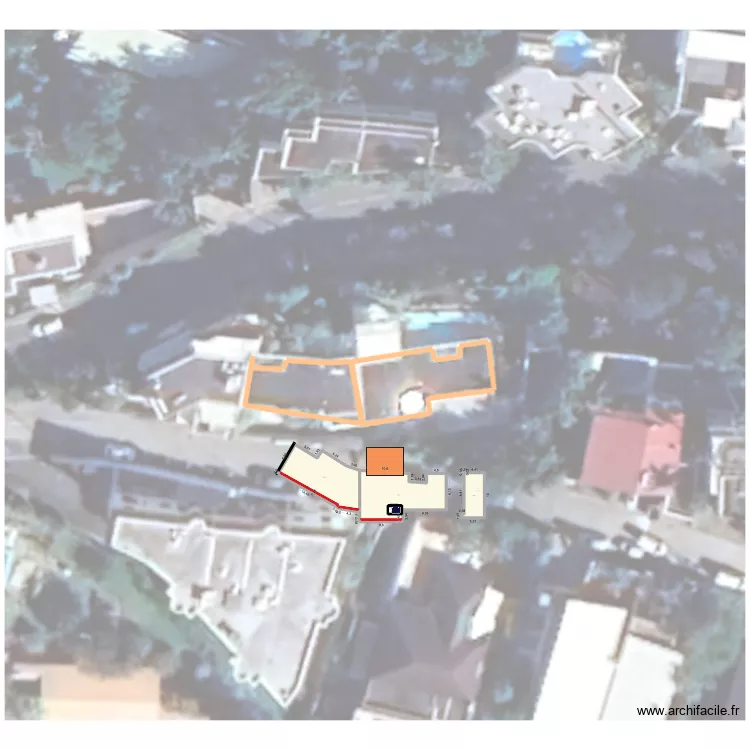 villa Beretta. Plan de villa Beretta. Plan de