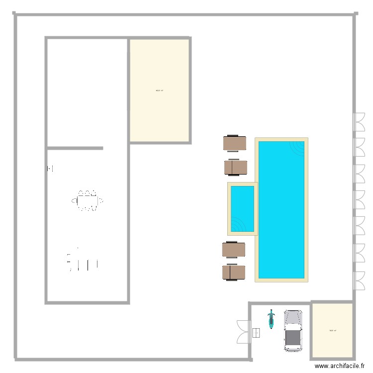 Pererenan villa 1. Plan de 0 pièce et 0 m2