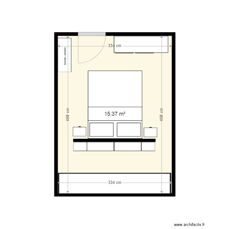 CHAMBRE. Plan de 0 pièce et 0 m2