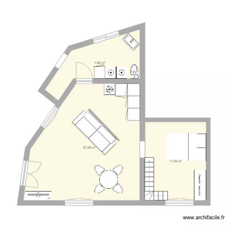 3 Jean Jaure Appt 2. Plan de 3 Jean Jaure Appt 2. Plan de