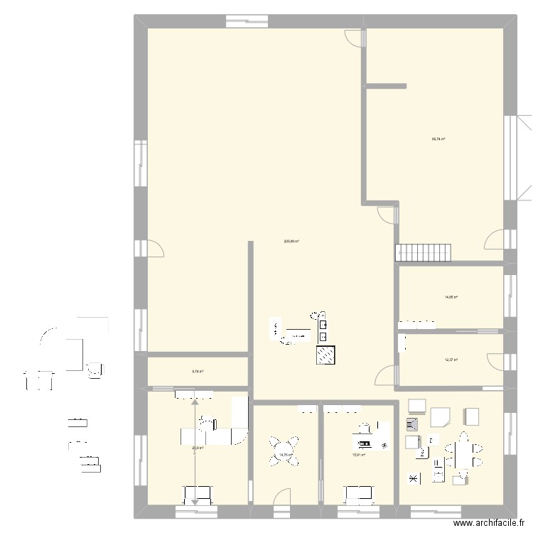 Local Marigny 4. Plan de 0 pièce et 0 m2