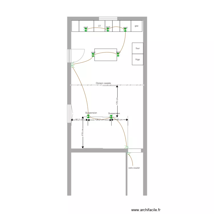 LECADRE Val&eacute;rie. Plan de 
