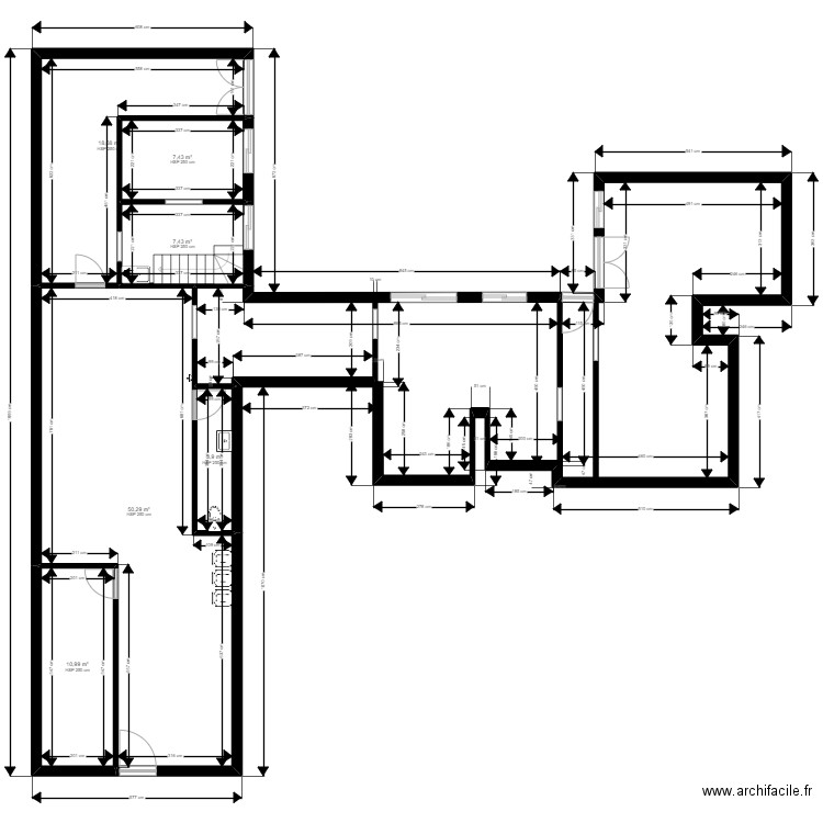 95 DEUIL 26 Eglise PROJET V ArL 040822. Plan de 8 pièces et 116 m2