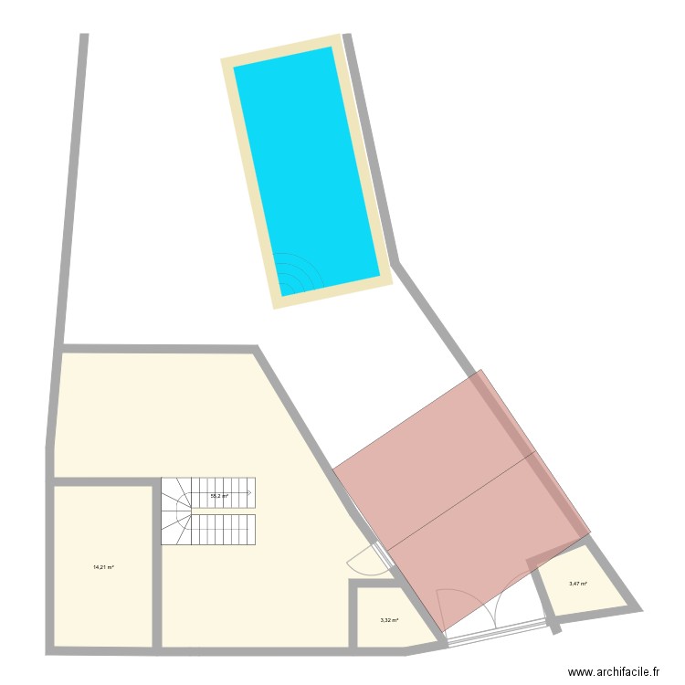Casa Pueblo TRES. Plan de 0 pièce et 0 m2