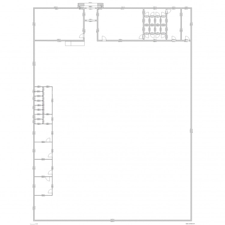 RDC Complet atelier 40m. Plan de 0 pièce et 0 m2